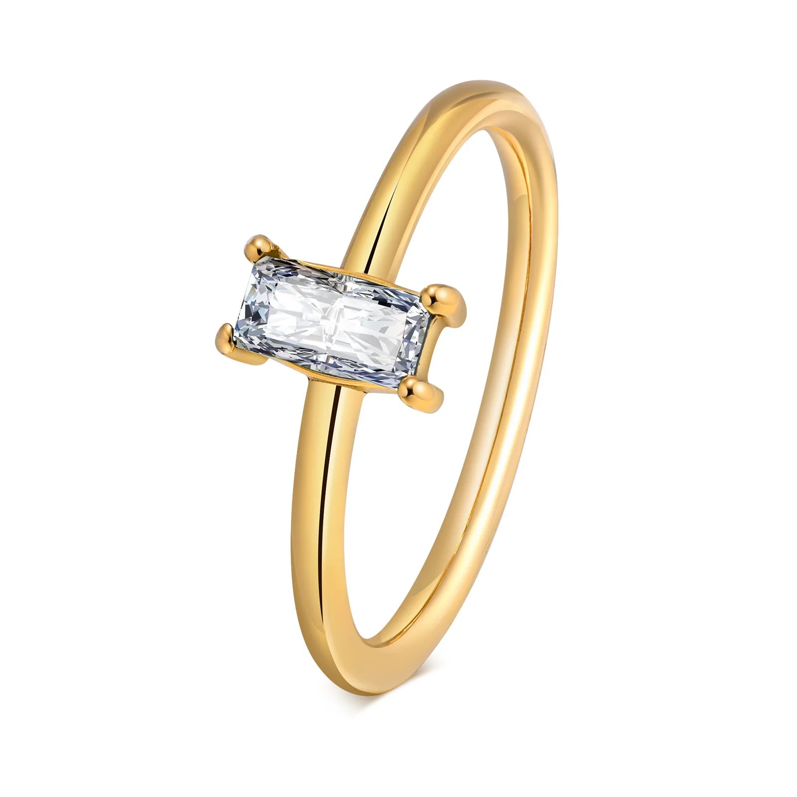 Liora Twist™ | Anel Slim Minimalista Torcido em Aço Premium